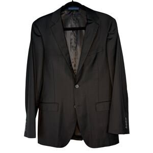 Paul Betenly Men's 38R Sport Coat Roberto 2-Button 100% Wool Filarte Black